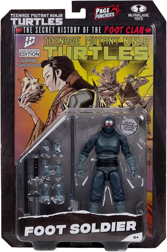 Teenage Mutant Ninja Turtles Page Punchers Wave 1 Foot Soldier 5 Inch Action Figure