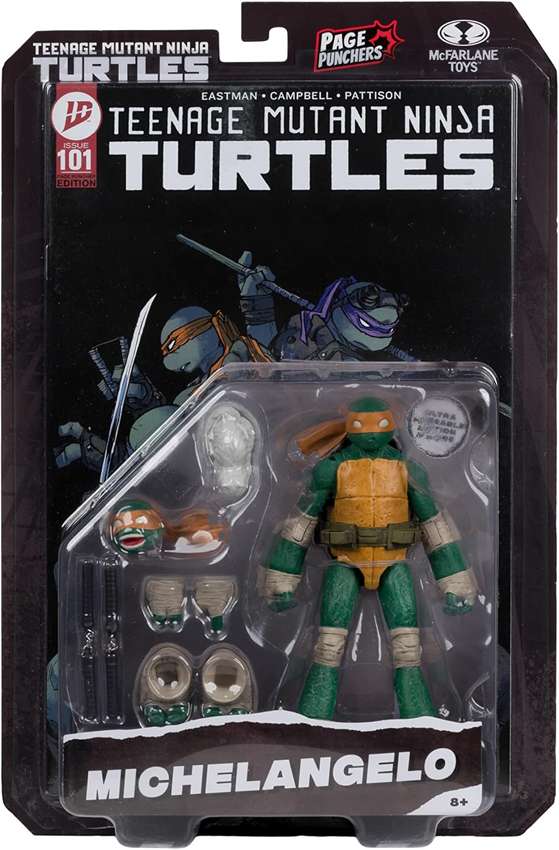 Teenage Mutant Ninja Turtles Page Punchers Wave 2 Michelangelo 5 Inch Action Figure