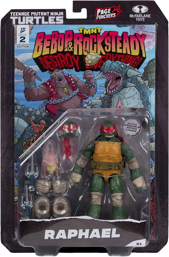 Teenage Mutant Ninja Turtles Page Punchers Wave 2 Raphael 5 Inch Action Figure