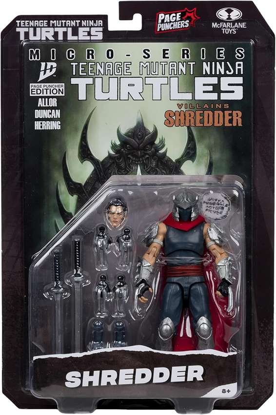 Teenage Mutant Ninja Turtles Page Punchers Wave 1 Shredder 5 Inch Action Figure