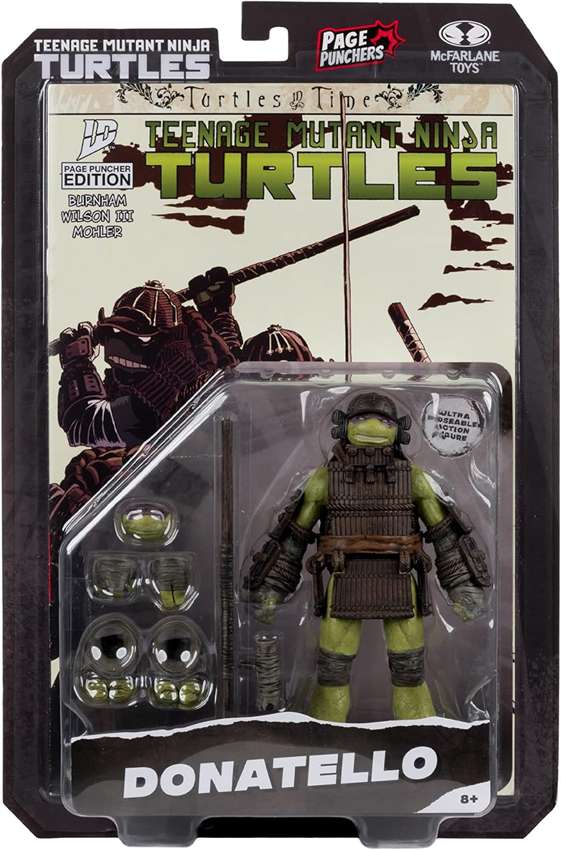 Teenage Mutant Ninja Turtles Page Punchers Turtles in Time Donatello 5 Inch Action Figure