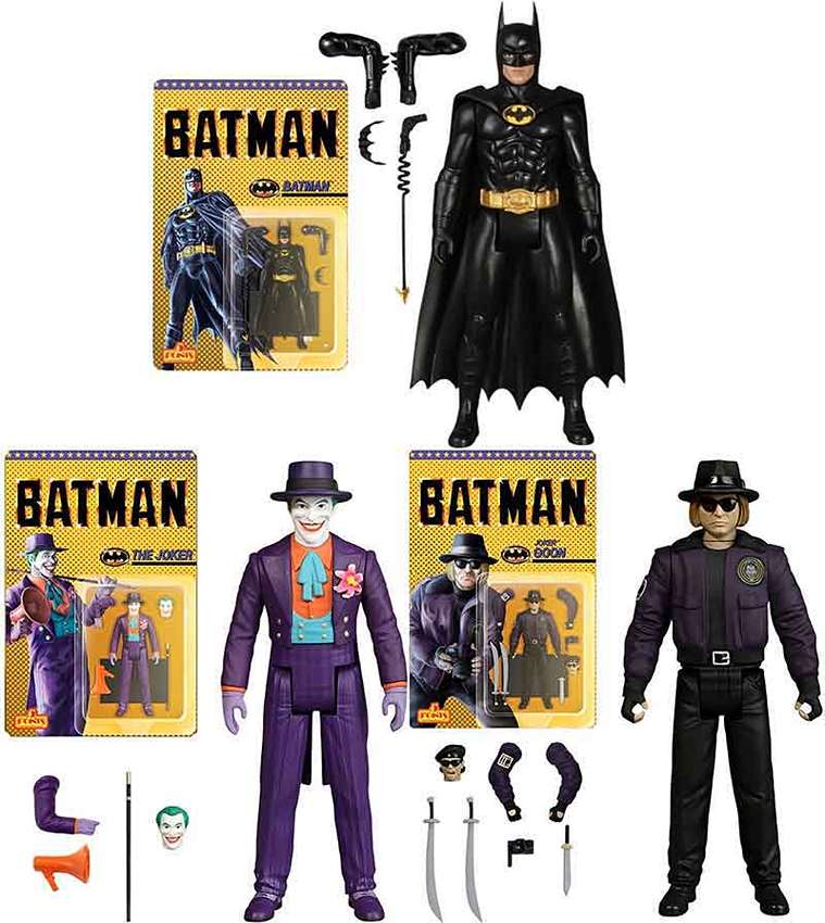 Batman (1989) 5 Points 3.75 Inch Set of 3 (Joker, Batman, Goon) Action Figure