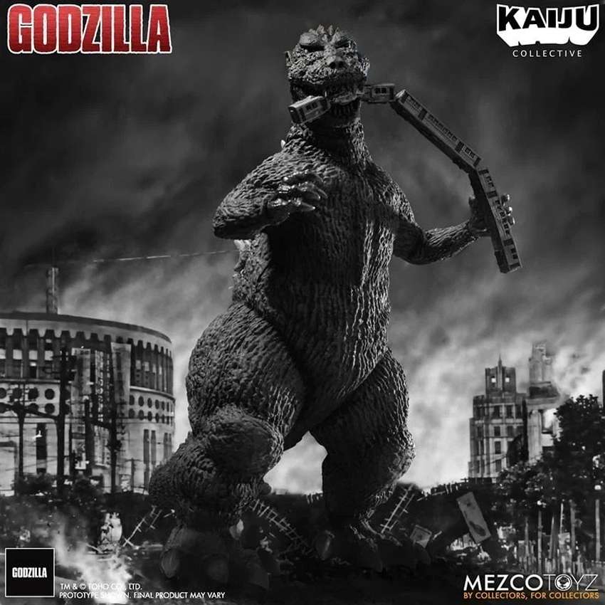 Godzilla (1954) Kaiju Collective One-12 Godzilla 1/6 Scale (Black and White) Edition
