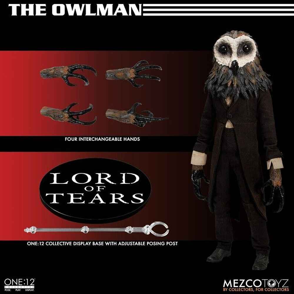 Lord of Tears One-12 Collective Horror The Owlman 6.5 Inch 1/12 Action Figure