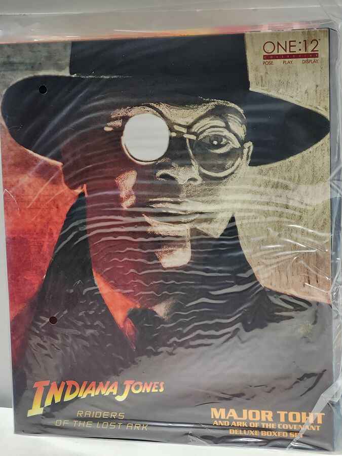Indiana Jones Raiders of the Lost Ark One-12 Collective Major Toht & Ark of the Covenant Deluxe Box set 6 Inch 1/12 Action Figure