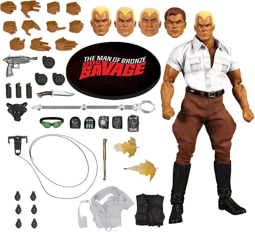 Doc Savage One-12 Collective The Man of Bronze 1/12 Scale Action Figure