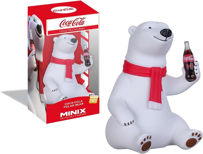 Minix Coca-Cola Polar Bear 4.75 Inch Collectible Vinyl Figure #101
