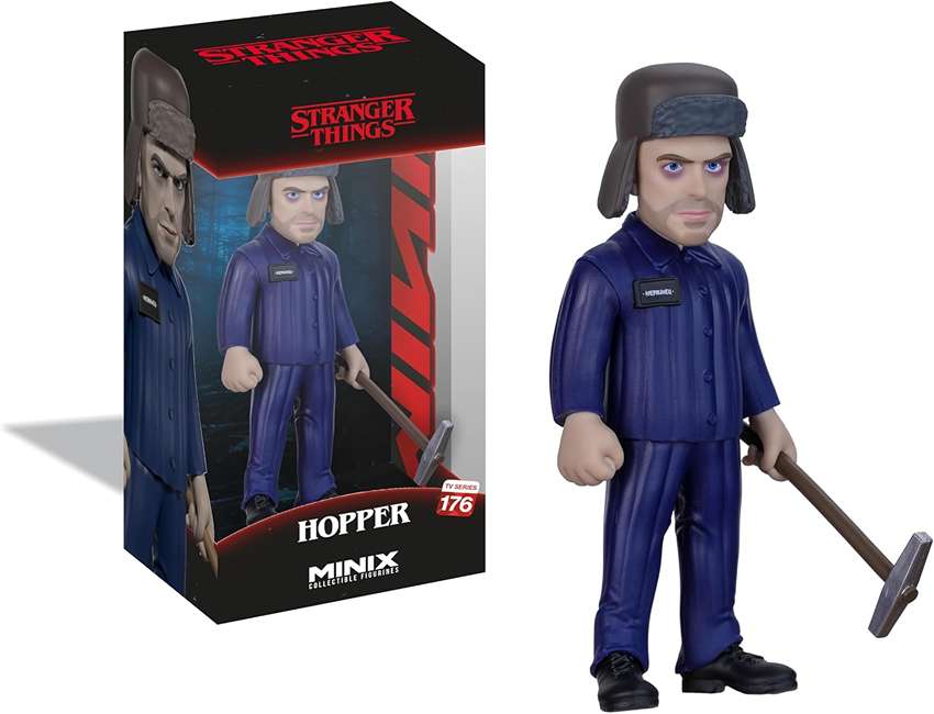 Minix TV Series Stranger Things Hopper 4.75 Inch Collectible Vinyl Figure #176