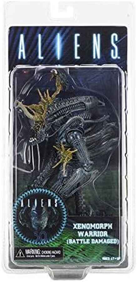 Aliens Series 12 Xenomorph Warrior Blue (Battle Damaged) 9 Inch Action Figure