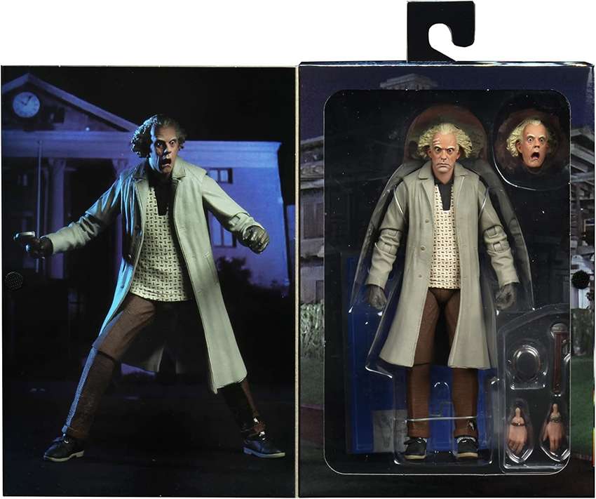 Back to The Future Doc Emmett Brown 7 Inch Ultimate Action Figure