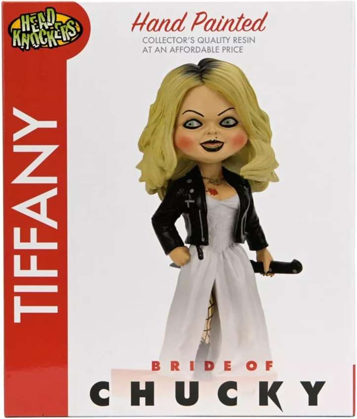 Bride of Chucky Tiffany Head Knockers 7 Inch Hand Painted Headknockers