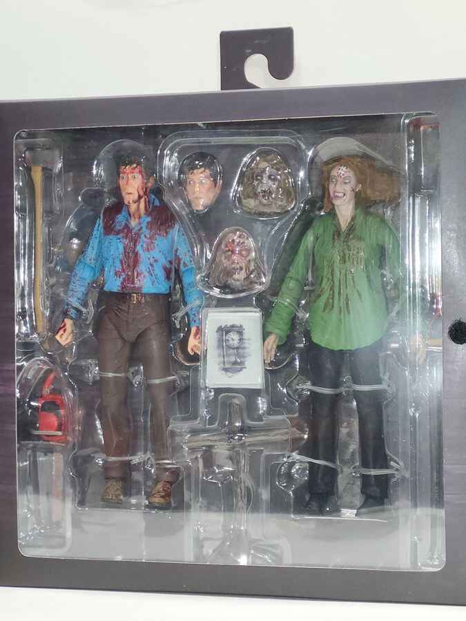 Evil Dead Ultimate Bloody Ash and Cheryl Williams 7 Inch Action Figure 2-Pack