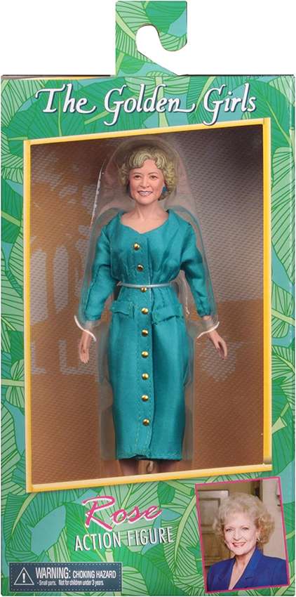 The Golden Girls Rose 8 Inch Retro Clothed Action Figure