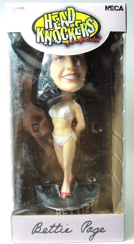 Bettie Page Head Knockers 7.5 Inch Hand Painted Headknockers