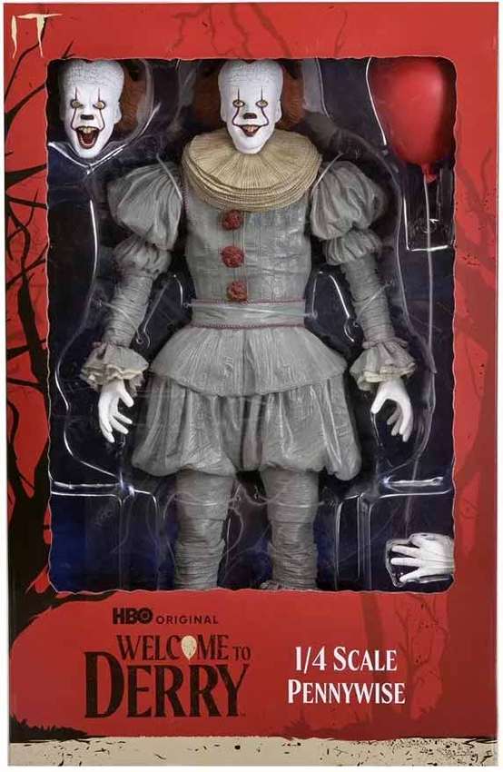 IT Welcome to Derry Pennywise 18 Inch 1/4 Scale Action Figure