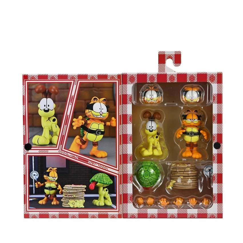 Teenage Mutant Ninja Turtles Archie Comics x Garfield - Garfello & Odie 7 Inch Scale Ultimate Action Figure
