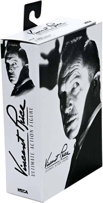 Vincent Price (Black & White) 7 Inch Scale Ultimate Action Figure