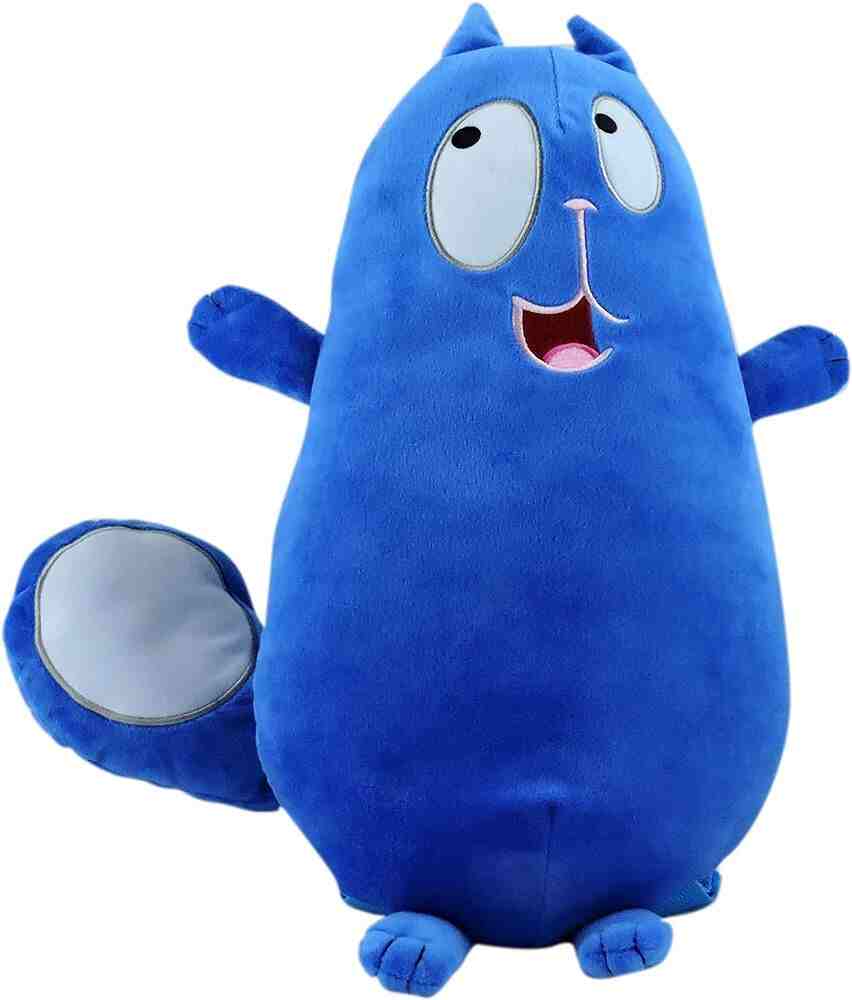 Peg + Cat - Cat 14 Inch Plush Backpack with Zippered Compartment