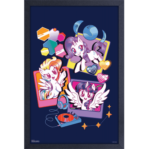 Wall Art My Little Pony "Photos" 12" x 18" Framed Poster Print