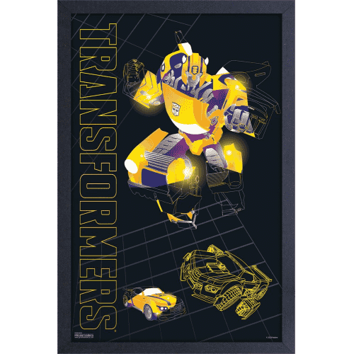 Wall Art Transformers Bumblebee V2 12" x 18" Framed Poster Print