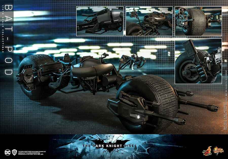 Batman The Dark Knight Rises DC Bat-Pod 1/6 Scale Collectible Figure MMS591 # 907423
