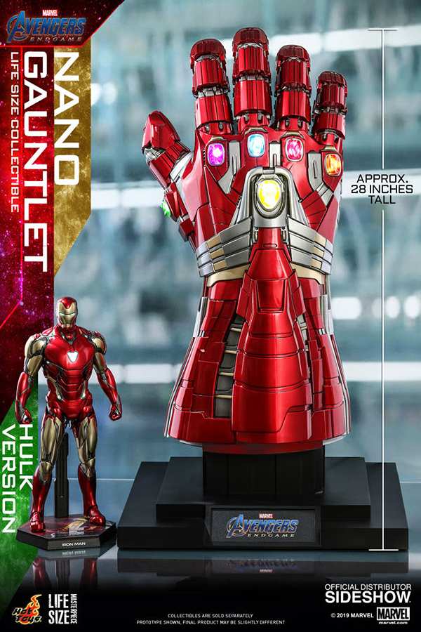 The Avengers 4 (Endgame) Nano Gauntlet (Hulk Version) 1/1 Scale Life Size 28 Inch Tall Collectible Replica 904773