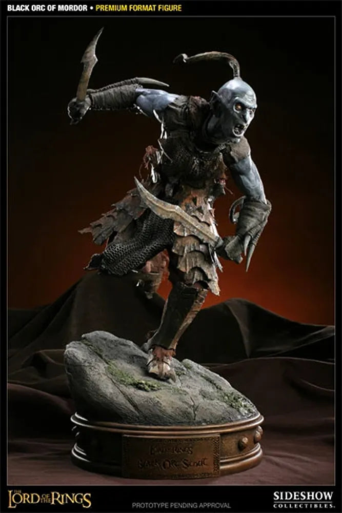 Lord of the Rings Black Orc of Mordor 20 Inch Premium Format Statue Sideshow 300075