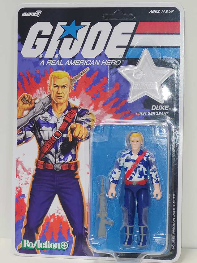 G.I. Joe Reaction Wave 8 Duke (Americas 250th Anniversary) 3.75 Inch Action Figure