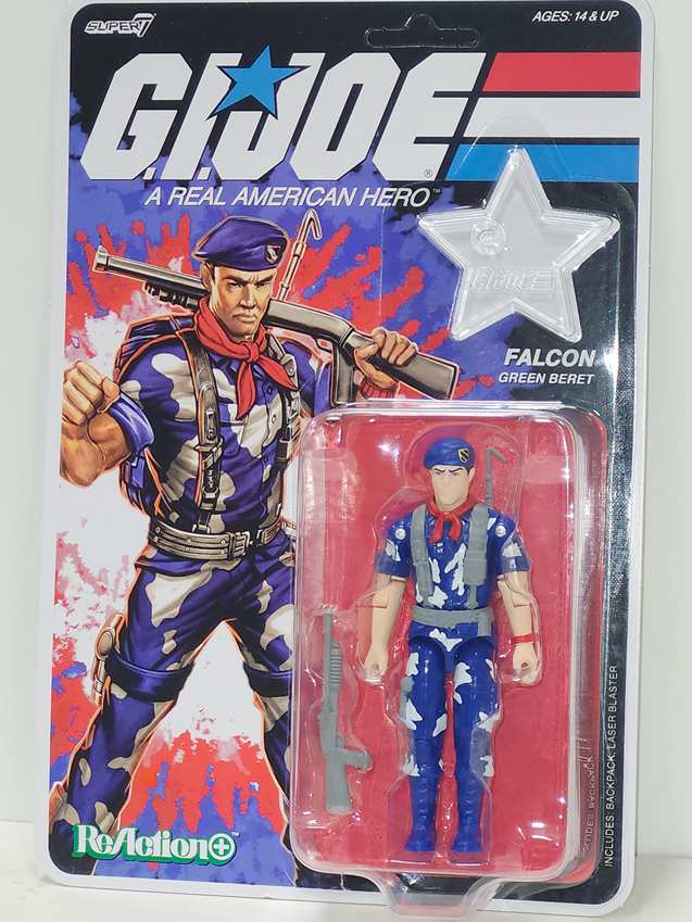 G.I. Joe Reaction Wave 8 LT. Falcon (Americas 250th Anniversary) 3.75 Inch Action Figure