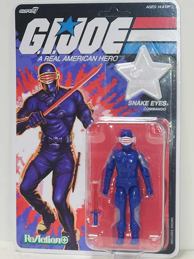 G.I. Joe Reaction Wave 8 Snake Eyes (Americas 250th Anniversary) 3.75 Inch Action Figure