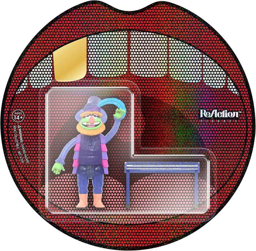 The Muppets Reaction Electric Mayhem Band Dr. Teeth (Glitter) 3.75 Inch Action Figure