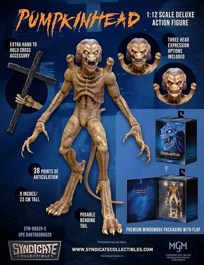 Pumpkinhead 1/12 Scale 9 Inch Movable Action Figure