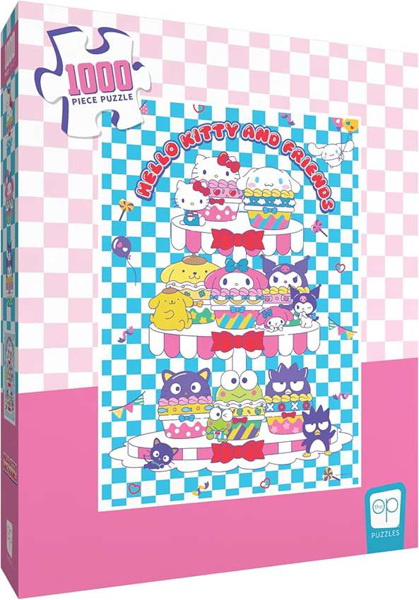 Puzzle 1000 Pieces - Hello Kitty and Friends (Sweet Cupcakes) Jigsaw Puzzle