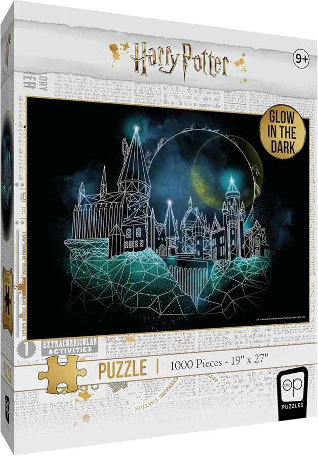 Puzzle 1000 Pieces - Harry Potter (Magic of Hogwarts) Glow-in-The-Dark Jigsaw Puzzle