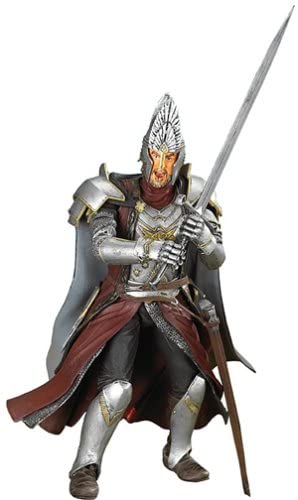 Lord of the Rings Trilogy Fellowship of the Ring Action Figure King Elendil (Sword Slashing) - fimurineforall.com