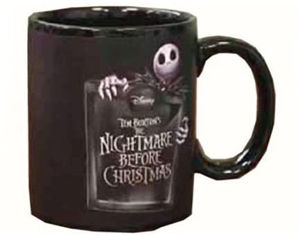 NECA Nightmare Before Christmas "Jack Pattern" Thermal Mug 1 - fimurineforall.com