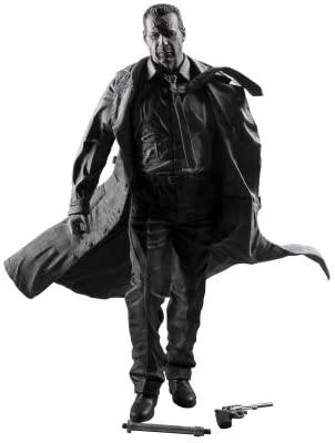 Sin City Hartigan Black And White 1/4 Scale 18 Inch Action Figure With Motion Activated Sound - fimurineforall.com