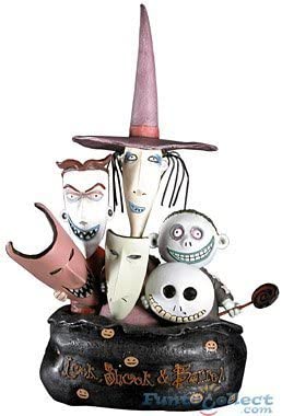 Neca Nightmare Before Christmas inches Lock, Shock and Barrel inches Statue (Discontinued by manufacturer) - fimurineforall.com