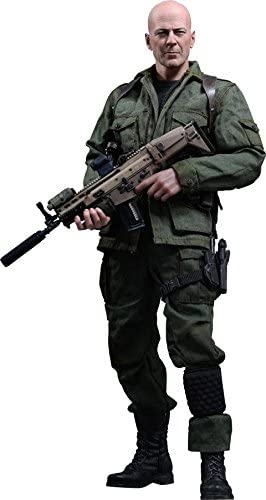 GI Joe Retaliation Hot Toys Movie Masterpiece Exclusive 12 Inch Figure General Joe Colton [Bruce Willis] - fimurineforall.com