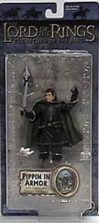 The Lord of the Rings the Return of the King Trilogy Pippin in Armor Action Figure with Removable Helmet and Sword By Toy Biz - fimurineforall.com