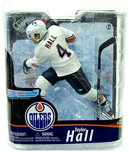 NHL Hockey Series 28 - Taylor Hall 6 Inch White Variant Jersey Silver Collector Action Figure - fimurineforall.com