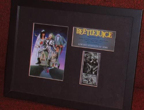 Beetlejuice Limited Edition Framed Movie Art Ltd Edition 3500 Units Worldwide - fimurineforall.com