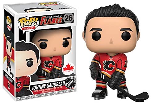 NHL Hockey POP 026: Calgary Flames- Johnny Gaudreau (Home) Exclusive - fimurineforall.com