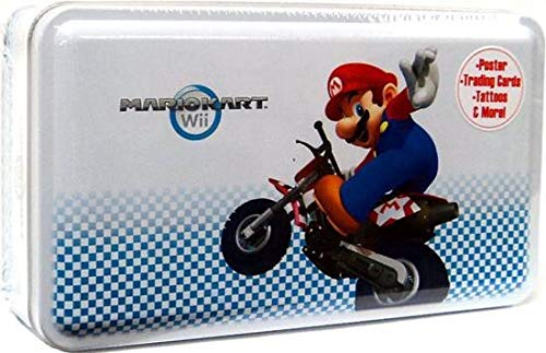 Super Mario Kart Wii Enterplay Trading Card Collectors Tin Mario Cover - fimurineforall.com