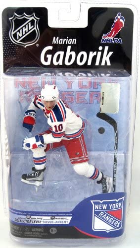 NHL Hockey Series 25 - Marian Gaborik New York Rangers White Jersey Variant 6 Inch Action Figure - fimurineforall.com