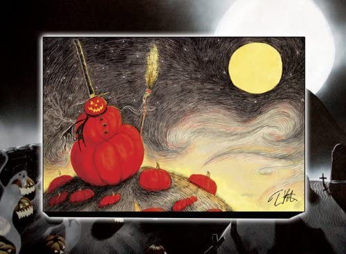 Neca Nightmare Before Christmas "Pumpkin Patch" Canvas Art - fimurineforall.com