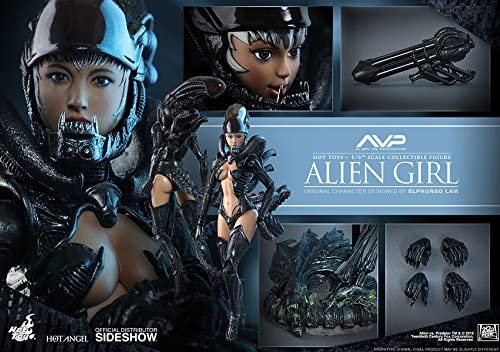Hot Toys Alien vs Predator AVP Hot Angel Alien Girl 1/6 Scale Figure - fimurineforall.com