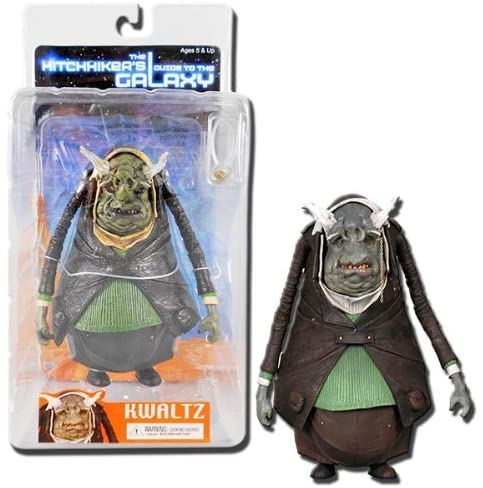 Hitchhikers Guide To The Galaxy Kwaltz Action Figure by NECA - fimurineforall.com
