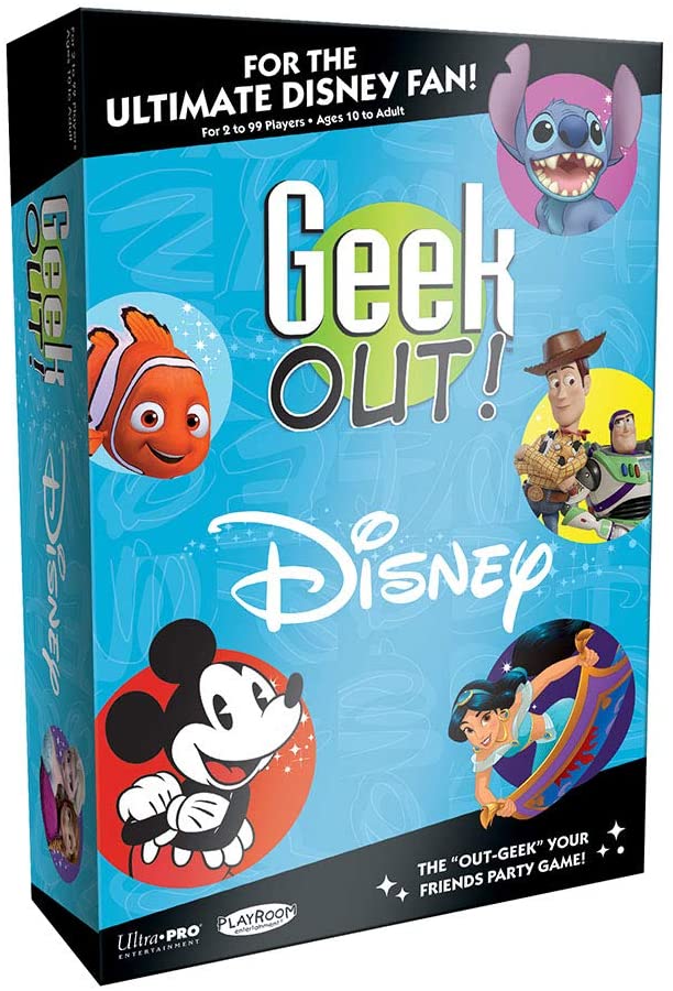 Geek Out! Disney Party Game | Enchanting Version of Popular Geek Out Board Game | A Trivia Bluffing Game Featuring Favorite Disney Characters - fimurineforall.com