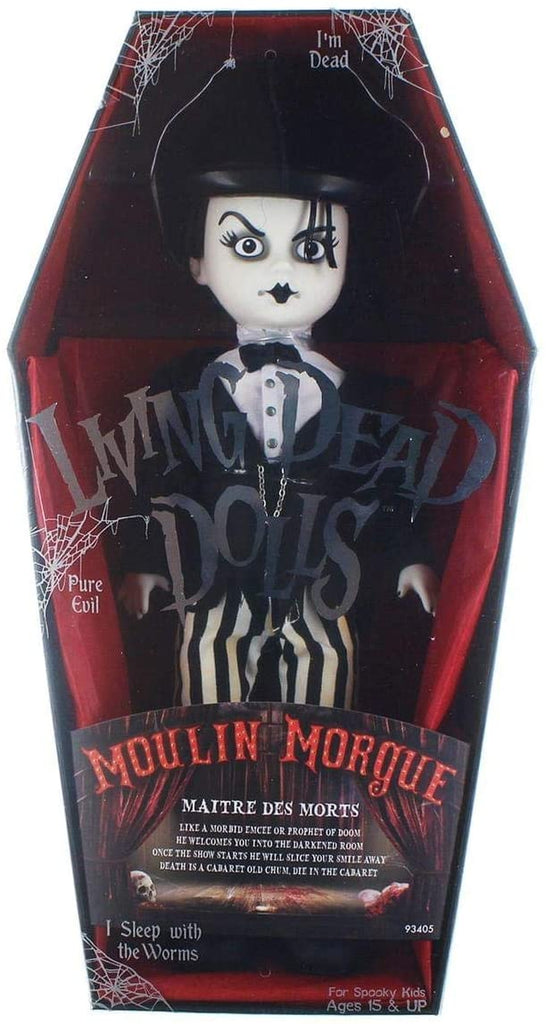 Living Dead Dolls Series 33 Moulin Morgue - Maitre Des Morts 10 Inch Doll - fimurineforall.com
